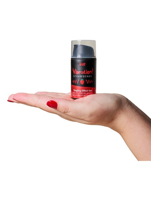 Gel Embrassable Effet Vibrant Parfum Fraise 15 ml - Intt
