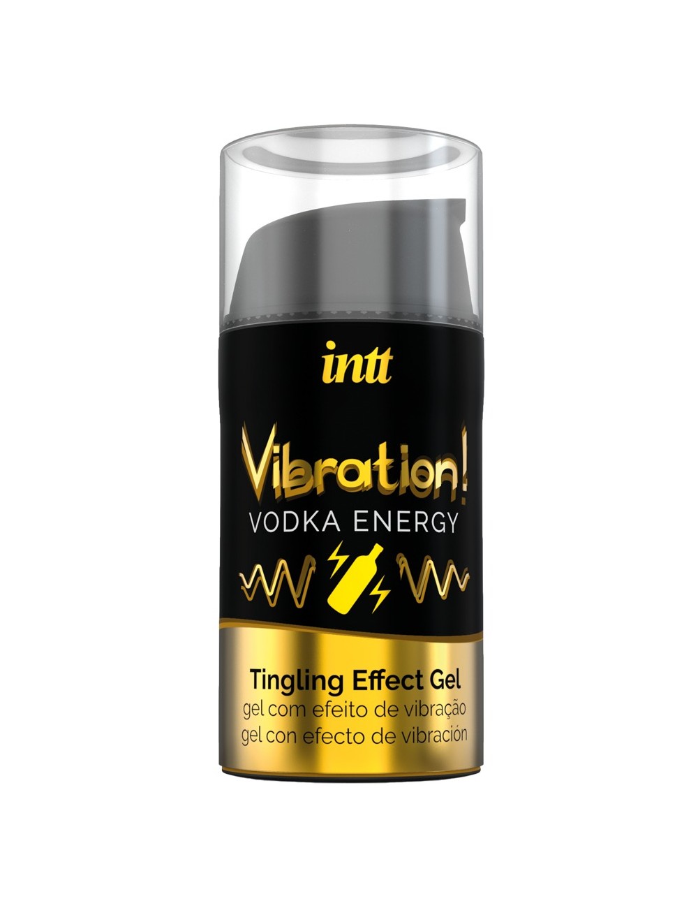 Gel Embrassable Effet Vibrant Parfum Vodka 15 ml - Intt