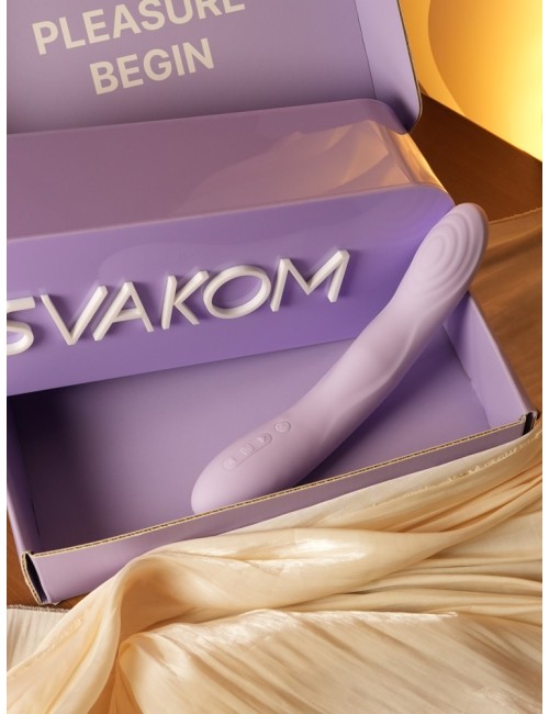 Selena Vibromasseur Chauffant Double Moteur Connecté - SVAKOM