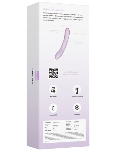 Selena Vibromasseur Chauffant Connecté SVAKOM | Roselyse