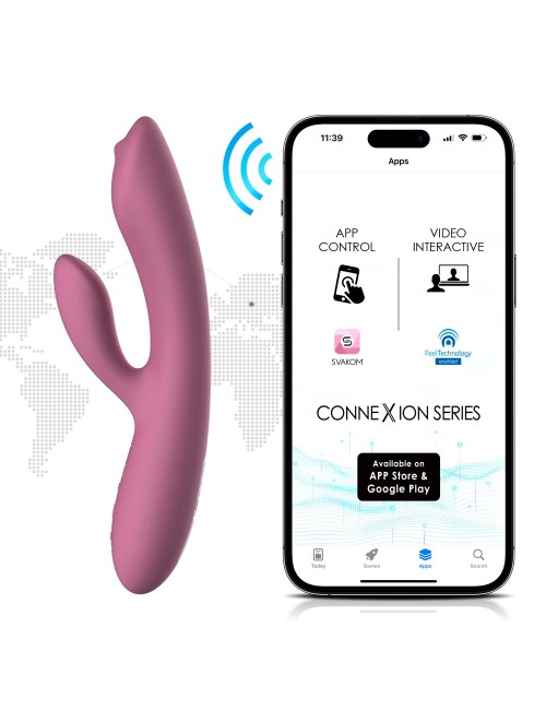 Trysta Neo Vibromasseur Lapin Interactif Connecté - SVAKOM