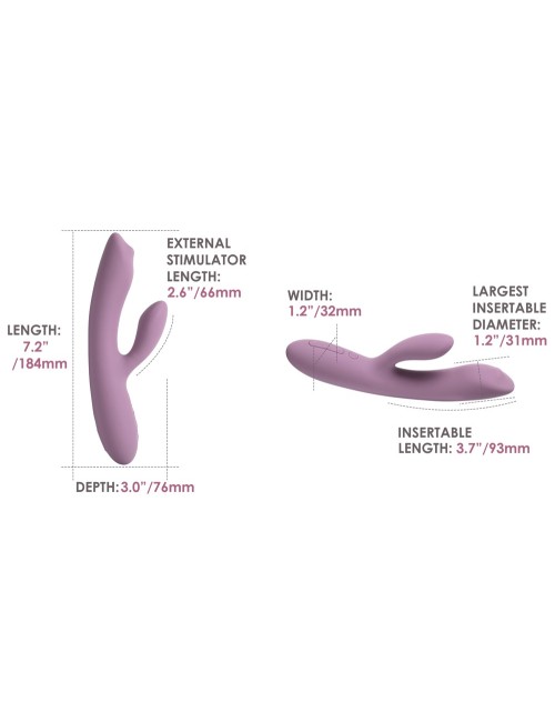 Trysta Neo Vibromasseur Lapin Interactif Connecté - SVAKOM