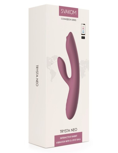 Trysta Neo Vibromasseur Lapin Connecté SVAKOM | Roselyse