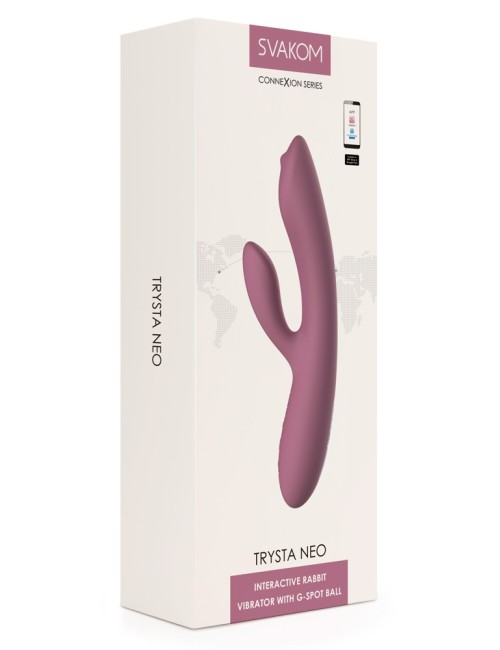 Trysta Neo Vibromasseur Lapin Interactif Connecté - SVAKOM