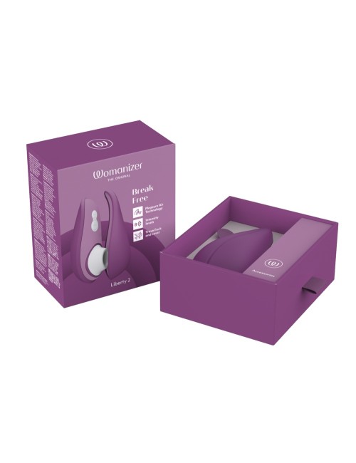 Stimulateur Clitoridien Womanizer Liberty 2 - Violet