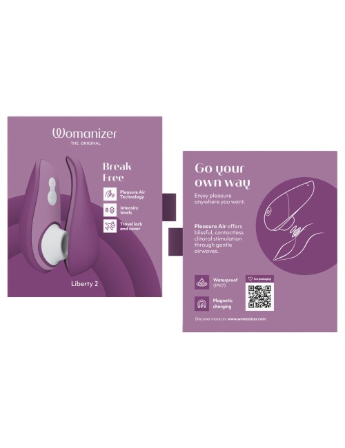 Stimulateur Clitoridien Womanizer Liberty 2 - Violet
