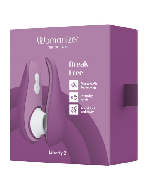 Stimulateur Clitoridien Womanizer Liberty 2 - Violet