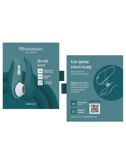 Stimulateur Clitoridien Womanizer Liberty 2 - Vert