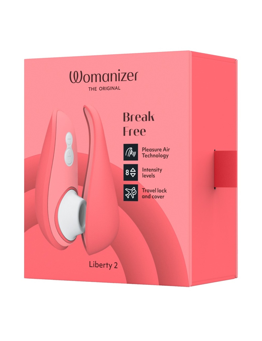 Stimulateur Clitoridien Womanizer Liberty 2 - Rose