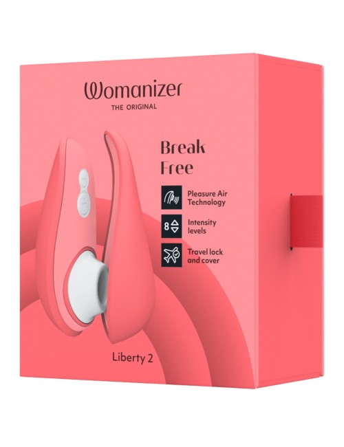 Stimulateur Clitoridien Womanizer Liberty 2 - Rose