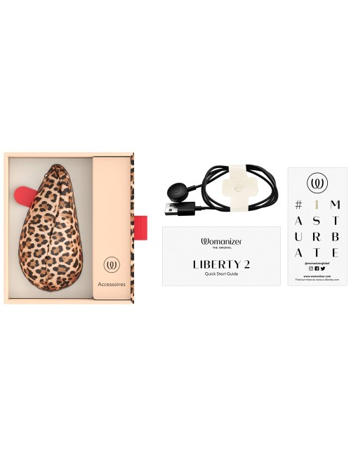 Stimulateur Clitoridien Womanizer Liberty 2 - Brown -Leopard