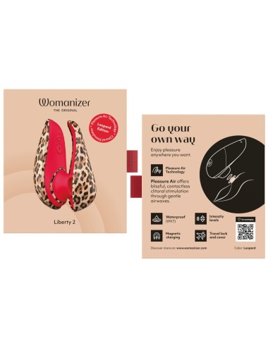 Stimulateur Clitoridien Womanizer Liberty 2 - Brown -Leopard
