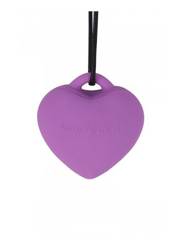 Stimulateur pendentif PleasureStone violet - FairyGasm