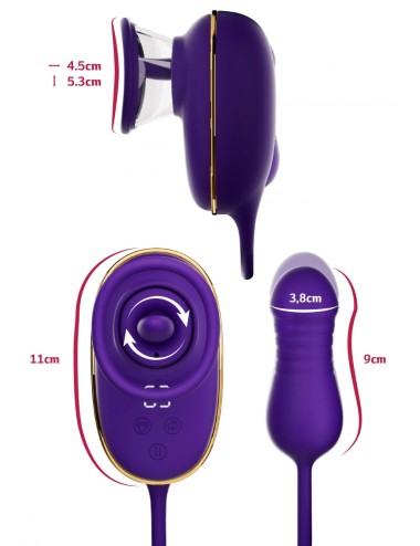 Stimulateur clitoridien et anal - She.E.O - Roselyselingerie.com