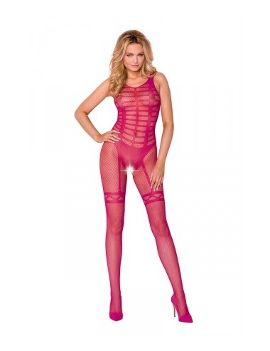 Combinaison résille CA005 - Fuchsia