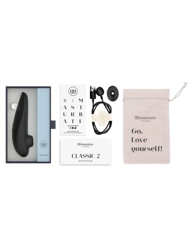 Womanizer Classic 2 — Stimulateur Clitoridien à Air Pulsé (Noir Intense)