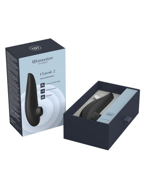 Womanizer Classic 2 — Stimulateur Clitoridien à Air Pulsé (Noir Intense)