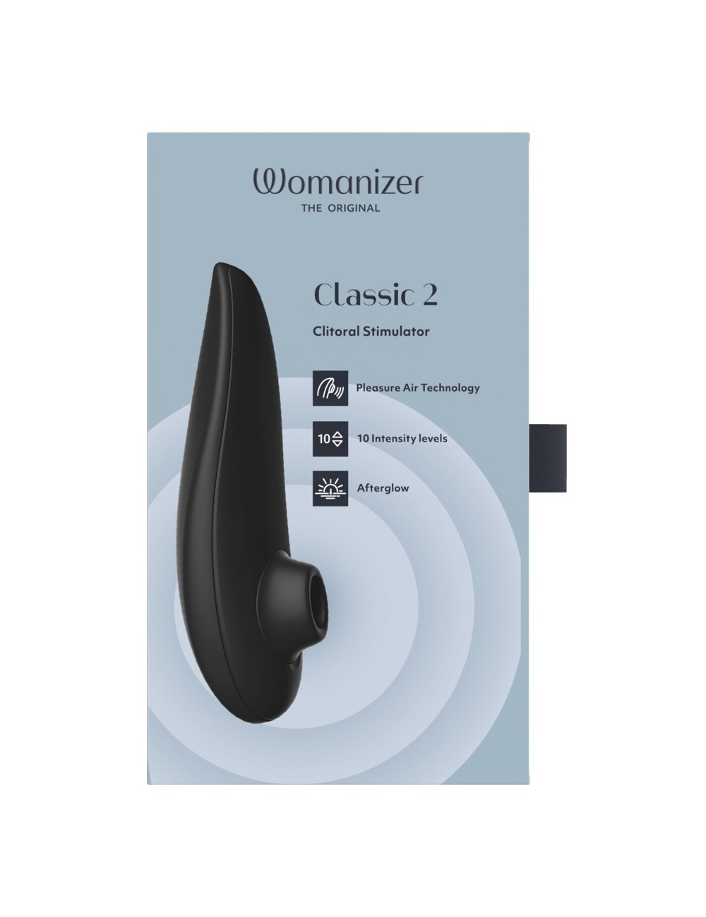 Womanizer Classic 2 — Stimulateur Clitoridien à Air Pulsé (Noir Intense)