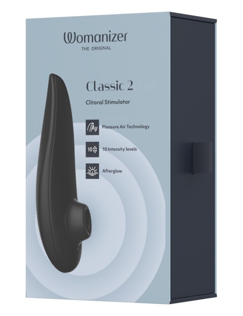 Womanizer Classic 2 — Stimulateur Clitoridien à Air Pulsé (Noir Intense)