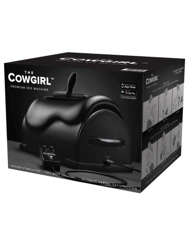 The Cowgirl – Sex Machine Premium de Rodéo, Vibrations Puissantes et Rotation 360°