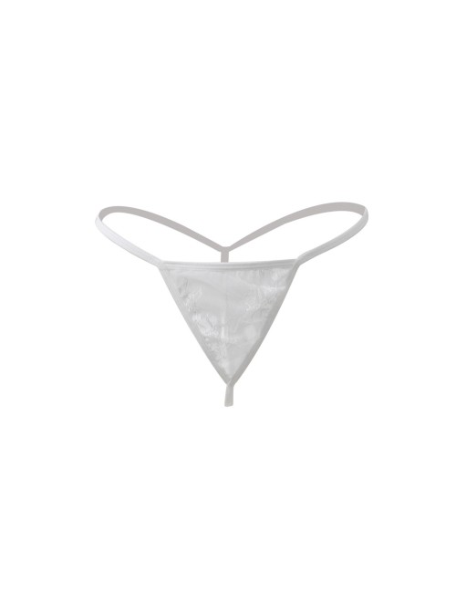 Kimono sexy en dentelle transparente et string