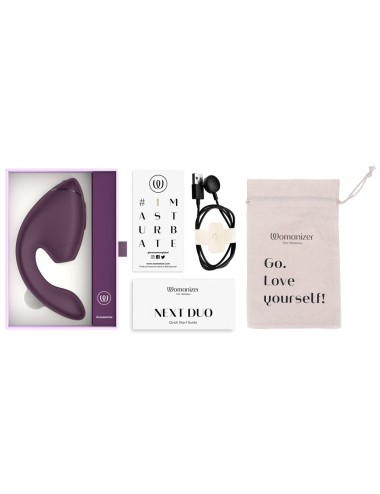 Womanizer Next Duo violet – Stimulateur clitorien & G-spot haut de gamme