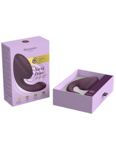 Womanizer Next Duo violet – Stimulateur clitorien & G-spot haut de gamme