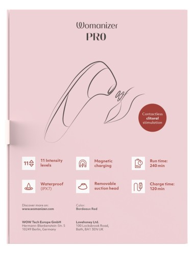 Womanizer Pro Rouge - Accessoire Sensuel Air Pulse | Roselyse