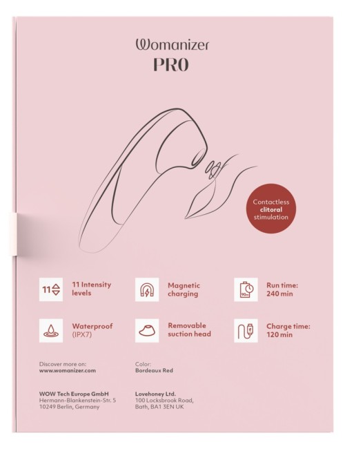 Womanizer Pro Rouge - Accessoire Sensuel Air Pulse