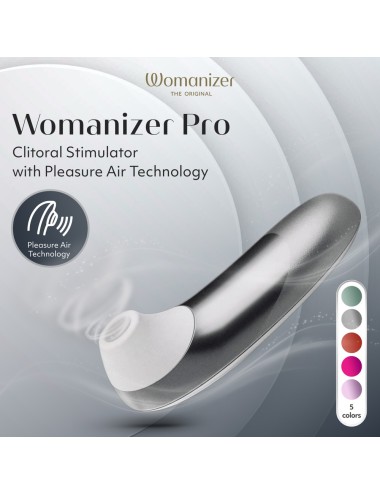 Womanizer Pro Argent - Accessoire Intime Premium | Roselyse