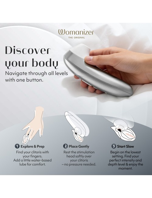 Stimulateur Pro Argent Womanizer
