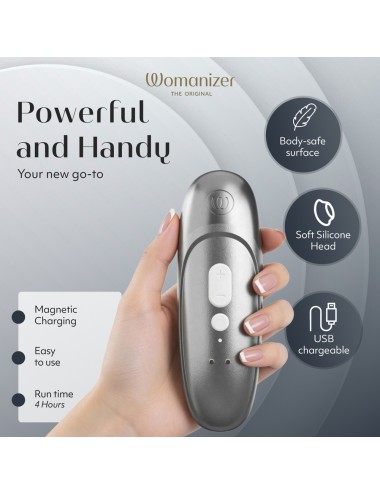 Womanizer Pro Argent - Accessoire Intime Premium | Roselyse