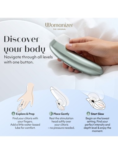 Womanizer Pro Turquoise - Accessoire Sensuel Air Pulse | Roselyse