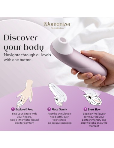 Womanizer Pro Violet - Sextoy Air Pulse & Accessoire | Roselyse