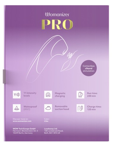 Womanizer Pro Violet - Sextoy Air Pulse & Accessoire | Roselyse