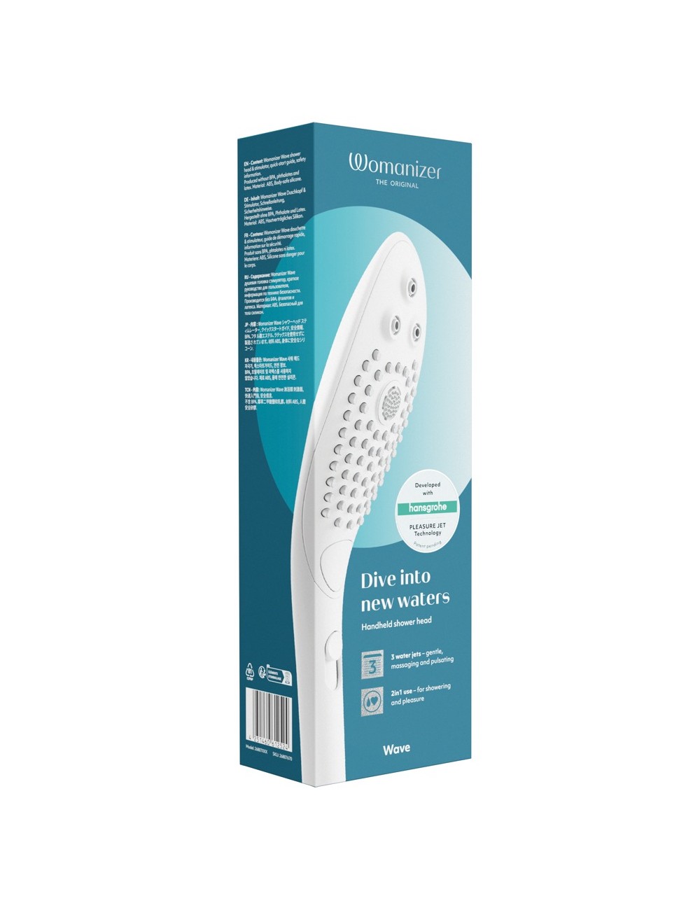 Womanizer Wave Blanc - Stimulateur Intime d'Eau | Roselyse