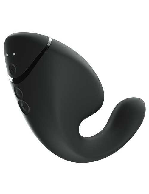 WOMANIZER NEXT DUO NOIR – STIMULATEUR CLITORIEN & G-SPOT HAUT DE GAMME