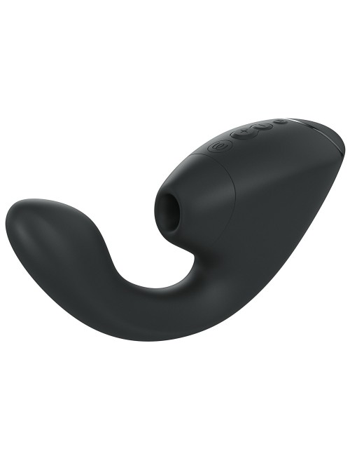 WOMANIZER NEXT DUO NOIR – STIMULATEUR CLITORIEN & G-SPOT HAUT DE GAMME