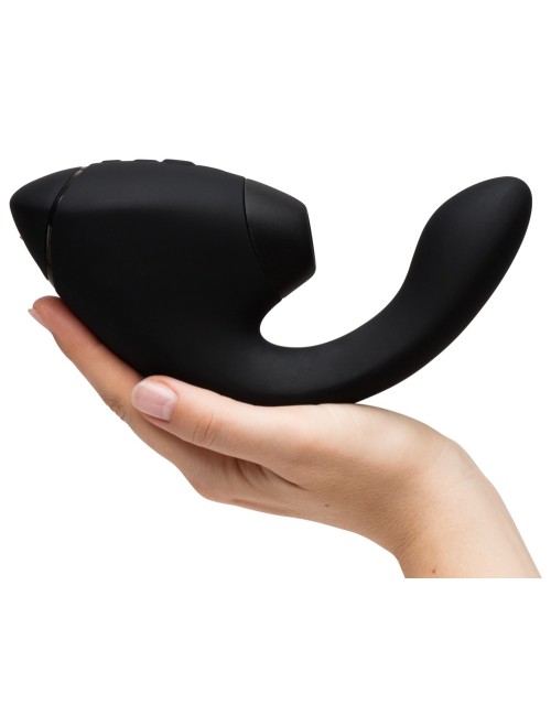 WOMANIZER NEXT DUO NOIR – STIMULATEUR CLITORIEN & G-SPOT HAUT DE GAMME