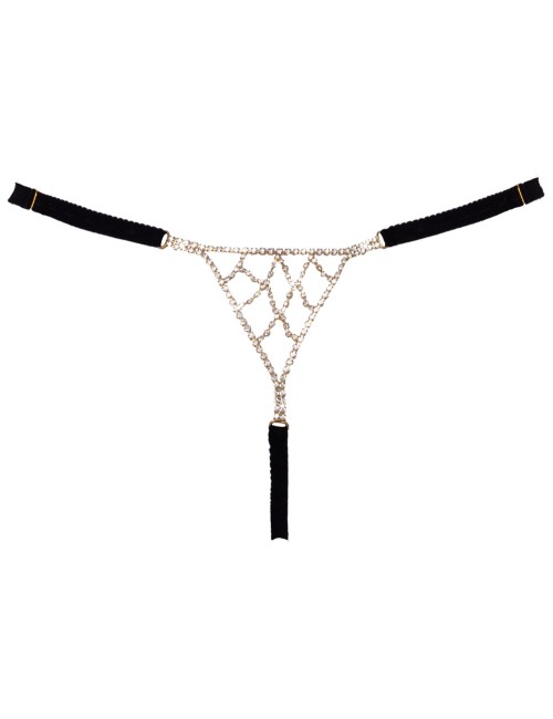 String Femme Bijou Strass au Dos - Lingerie Sexy