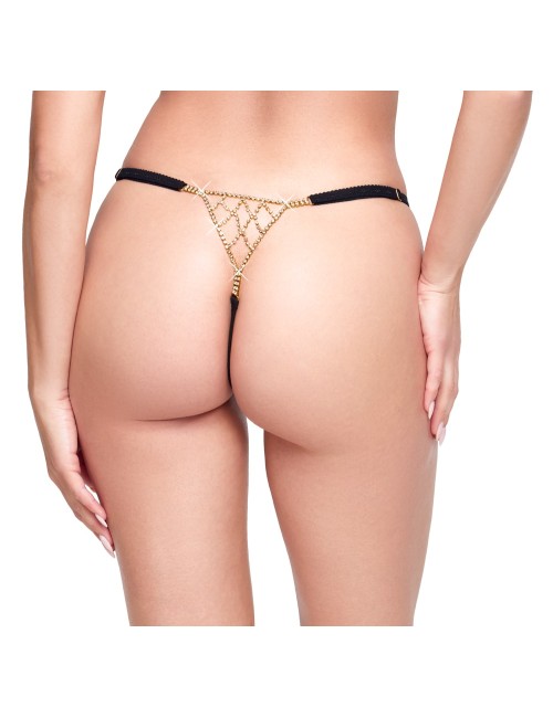 String Femme Bijou Strass au Dos - Lingerie Sexy