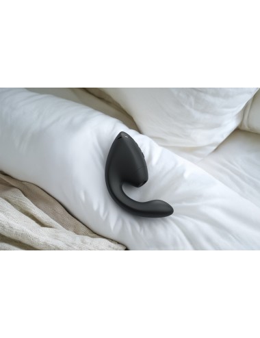 WOMANIZER NEXT DUO NOIR – STIMULATEUR CLITORIEN & G-SPOT HAUT DE GAMME