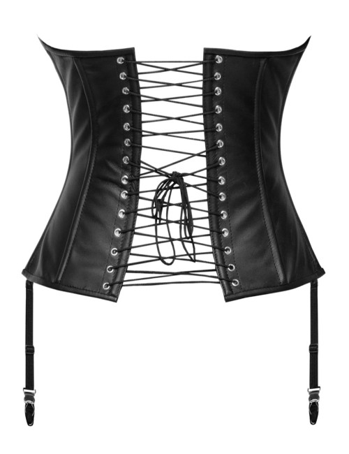 Corset en cuir sans bretelles Zado