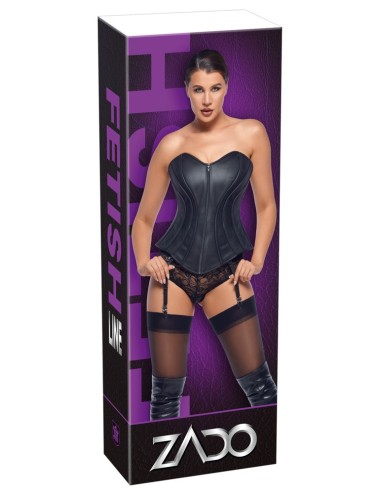 Corset en Cuir Sans Bretelles Zado | Roselyse Lingerie