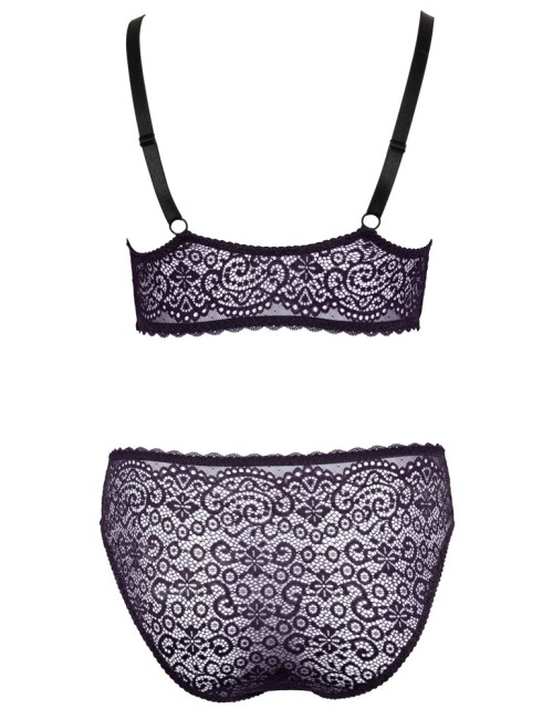 Ensemble Soutien-Gorge Violet Grande Taille