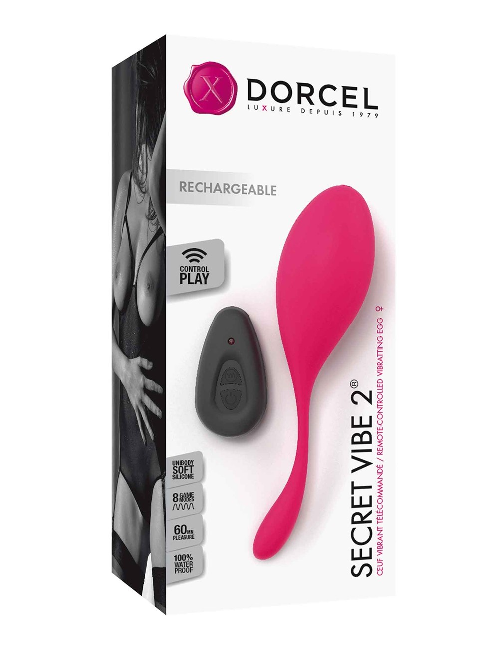 Oeuf vibrant télécommandé Secret Vibe 2
