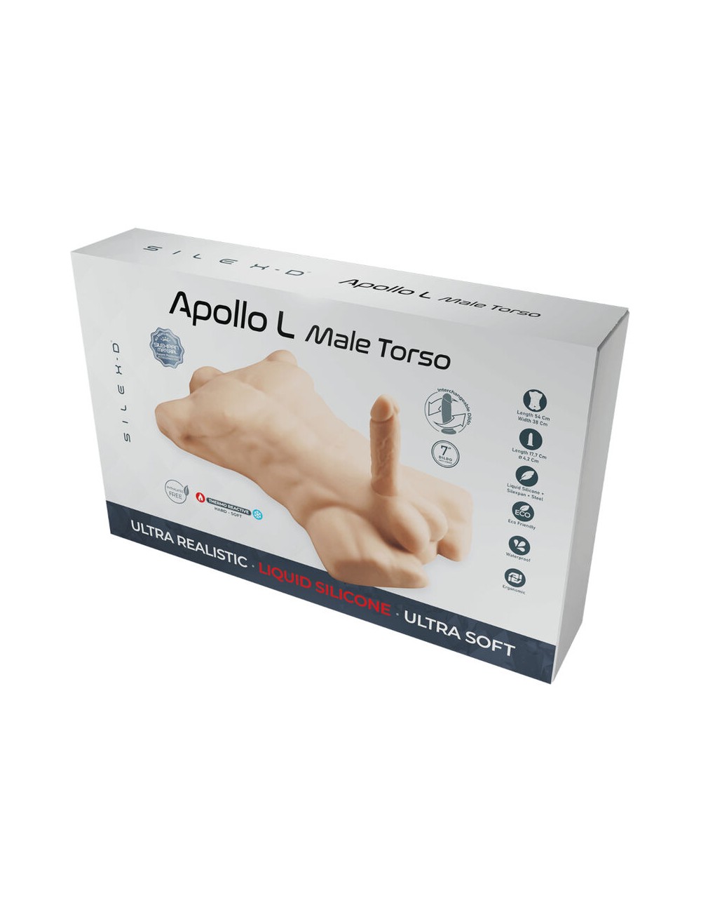 SILEXD - TORSE MASCULIN RÉALISTE APOLLO L