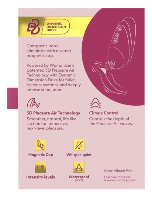 Womanizer Next Liberty Rose | Stimulateur Clitoridien Air Pulsé