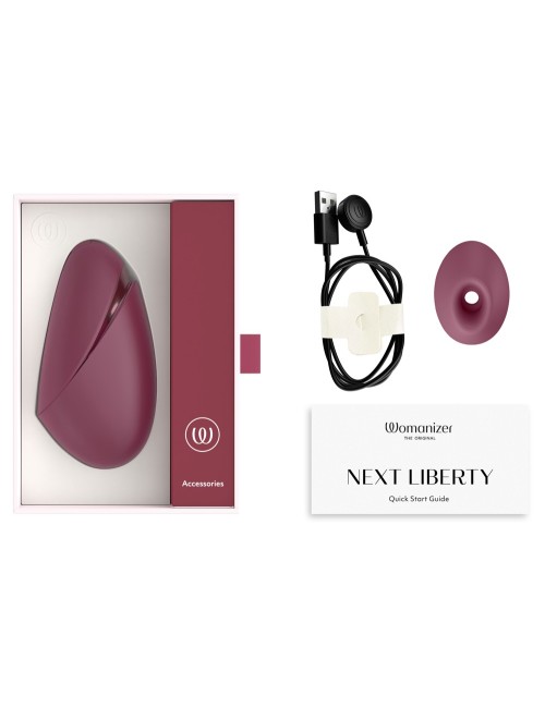 Womanizer Next Liberty Rouge | Stimulateur Clitoridien Air Pulsé