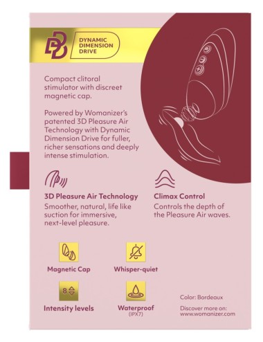 Womanizer Next Liberty Rouge | Stimulateur Clitoridien Air Pulsé